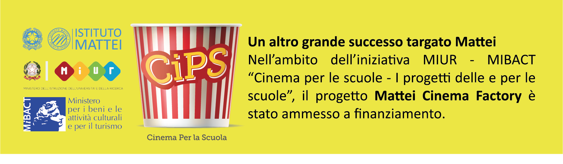 Progetto cinema per le scuole